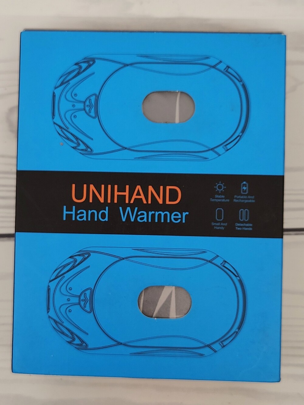 Unihand Blue Hand Warmer - Portable Rechargeable Hand Warmer New!
